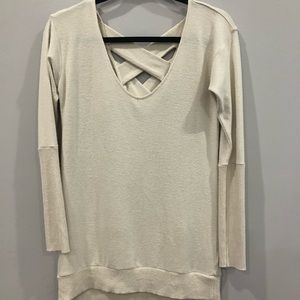 Cream Tunic Sweater